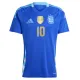 Camiseta Argentina Lionel Messi 10 Visitante 2024