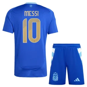 Conjunto Argentina Lionel Messi 10 Visitante 2024 Niño