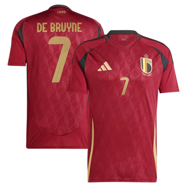 Camiseta Bélgica Kevin De Bruyne 7 Local Euro 2024