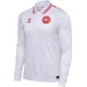 Camiseta Dinamarca Visitante Euro 2024 Manga Larga