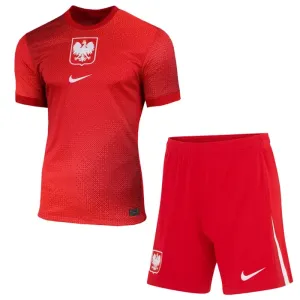Conjunto Polonia Visitante Euro 2024 Niño