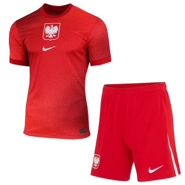 Conjunto Polonia Visitante Euro 2024 Niño