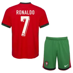 Conjunto Portugal Cristiano Ronaldo 7 Local Euro 2024 Niño