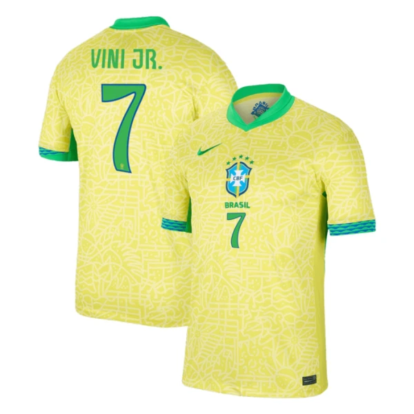 Camiseta Brasil Vinicius Junior 7 Local 2024