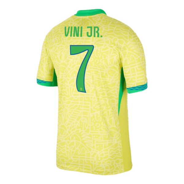 Camiseta Brasil Vinicius Junior 7 Local 2024