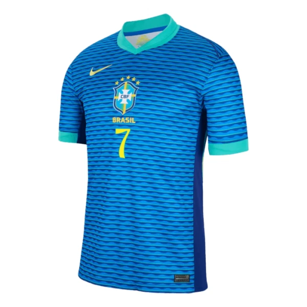 Camiseta Brasil Vinicius Junior 7 Visitante 2024