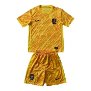 Conjunto Portugal Portero Euro 2024 Niño Amarillo