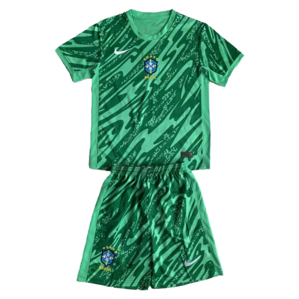 Conjunto Brasil Portero 2024 Niño Verde Conjunto Brasil Portero 2024 Niño Verde