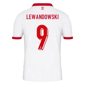 Camiseta Polonia Robert Lewandowski 9 Local Euro 2024
