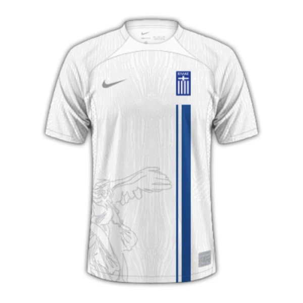 Camiseta Grecia Local 2024 Camiseta Grecia Local 2024