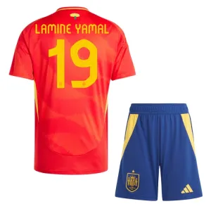 Conjunto España Lamine Yamal 19 Local Euro 2024 Niño