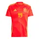 Conjunto España Lamine Yamal 19 Local Euro 2024 Niño