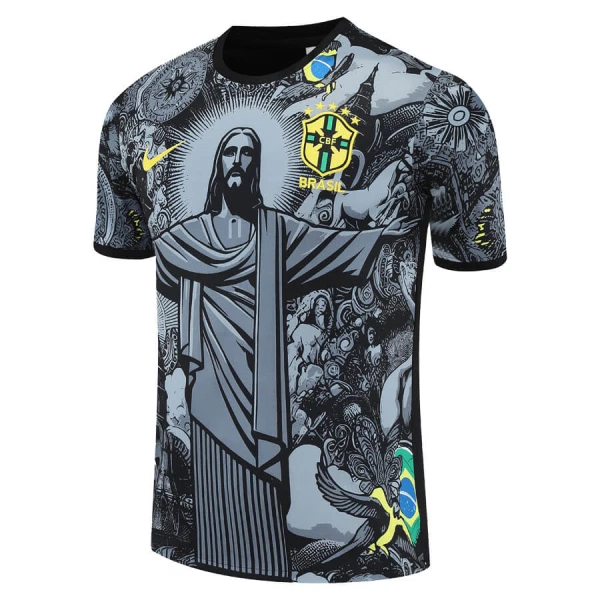Camiseta Brasil 2024 Negro Edición Especial