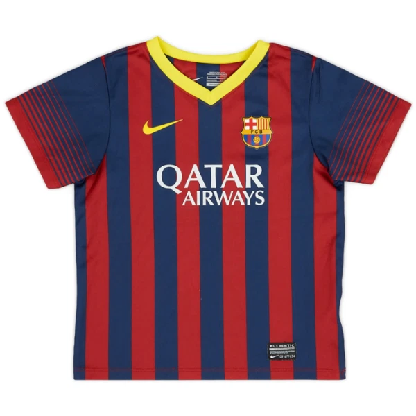 Camiseta Barcelona 2013-14 Local Retro