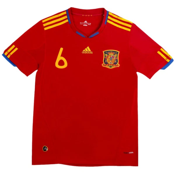 Camiseta España A. Iniesta 6 2010 Local Retro