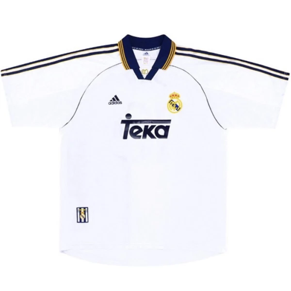 Camiseta Real Madrid 1998-00 Local Retro Camiseta Real Madrid 1998-00 Local Retro