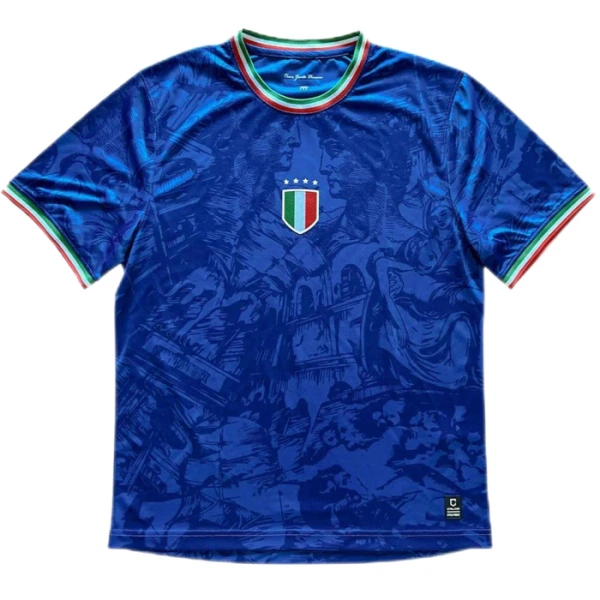 Camiseta Italia 2024 Azul Edición Especial