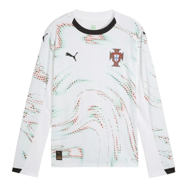 Camiseta Portugal Visitante 2025 Manga Larga
