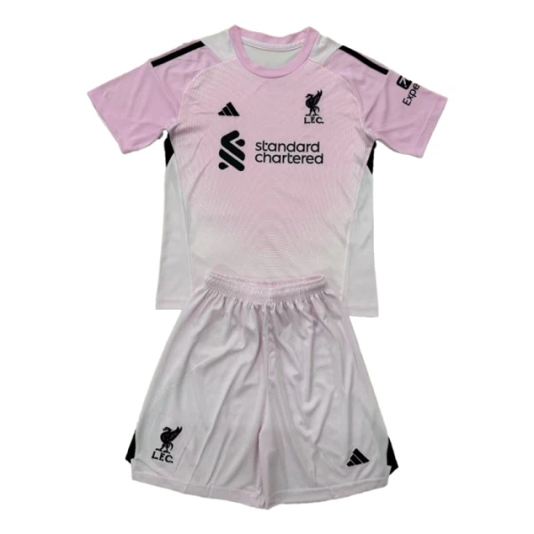 Conjunto Liverpool Portero 2025/2026 Niño Rosa
