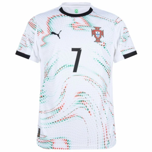 Conjunto Portugal Cristiano Ronaldo 7 Visitante 2025 Niño