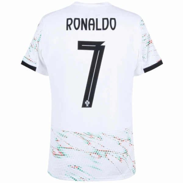 Conjunto Portugal Cristiano Ronaldo 7 Visitante 2025 Niño