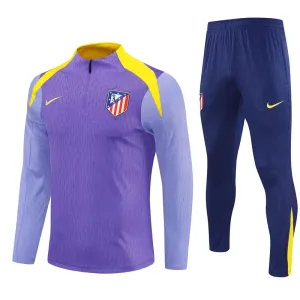 Conjunto de Sudadera 1/4 Zip Atlético Madrid 2025/2026 Morado