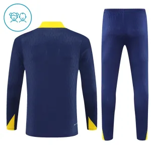 Conjunto de Sudadera 1/4 Zip Atlético Madrid 2025/2026 Niño Azul marino