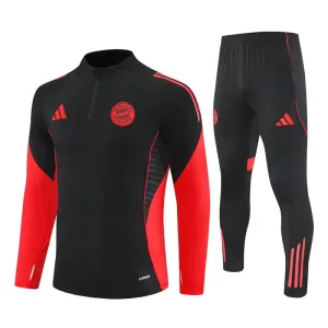 Conjunto de Sudadera 1/4 Zip FC Bayern Múnich 2025/2026 Negro
