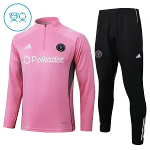 Conjunto de Sudadera 1/4 Zip Inter Miami CF 2025/2026 Niño Rosa