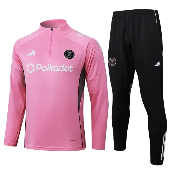 Conjunto de Sudadera 1/4 Zip Inter Miami CF 2025/2026 Rosa