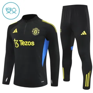 Conjunto de Sudadera 1/4 Zip Manchester United 2025/2026 Niño