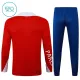 Conjunto de Sudadera 1/4 Zip PSG 2025/2026 Niño Rojo
