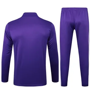 Conjunto de Sudadera 1/4 Zip Real Madrid 2025/2026 Morado