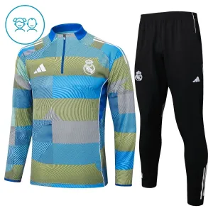 Conjunto de Sudadera 1/4 Zip Real Madrid 2025/2026 Niño