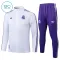 Conjunto de Sudadera 1/4 Zip Real Madrid 2025/2026 Niño Blanco