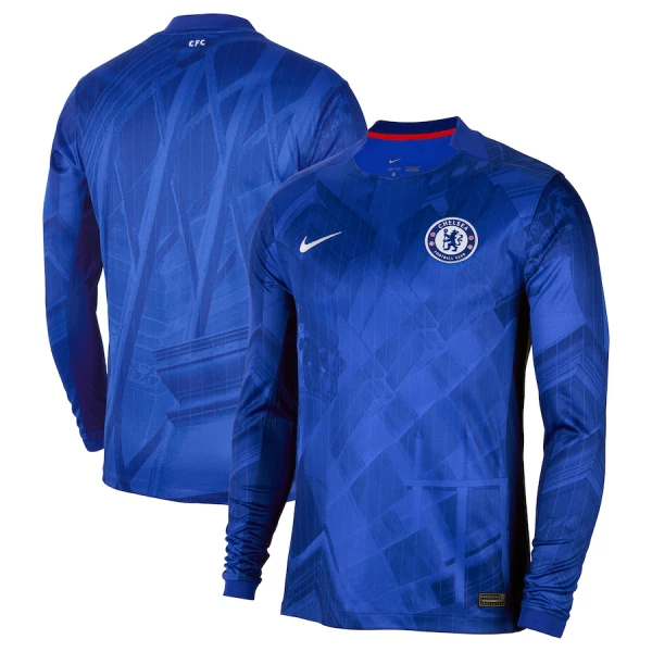 Camiseta Chelsea Local 2025/2026 Manga Larga