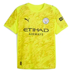 Camiseta Manchester City Ederson Moraes 31 Portero 2025/2026 Amarillo