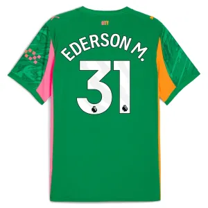 Camiseta Manchester City Ederson Moraes 31 Portero 2025/2026 Verde