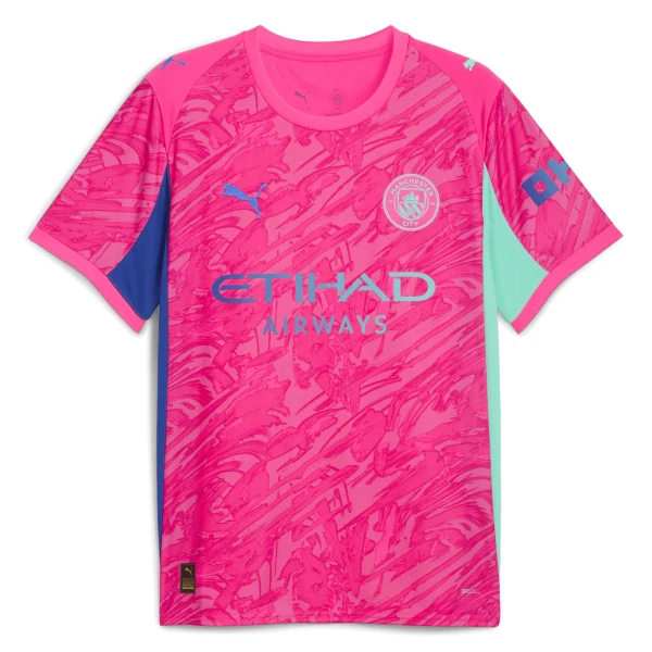 Camiseta Manchester City Portero 2025/2026 Rosa