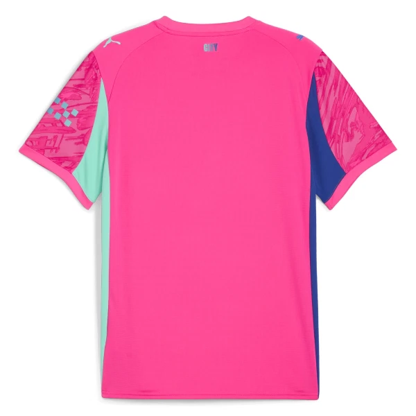Camiseta Manchester City Portero 2025/2026 Rosa