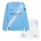Conjunto Manchester City Local 2025/2026 Niño Manga Larga
