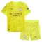 Conjunto Manchester City Portero 2025/2026 Niño Amarillo