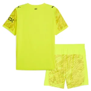 Conjunto Manchester City Portero 2025/2026 Niño Amarillo