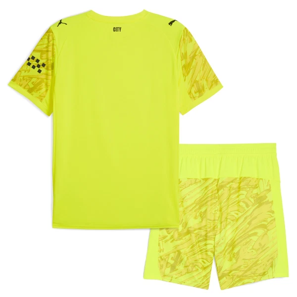 Conjunto Manchester City Portero 2025/2026 Niño Amarillo
