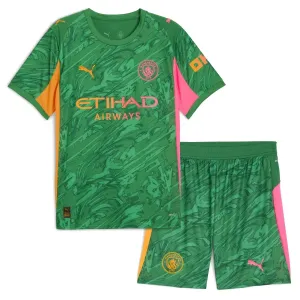 Conjunto Manchester City Portero 2025/2026 Niño Verde