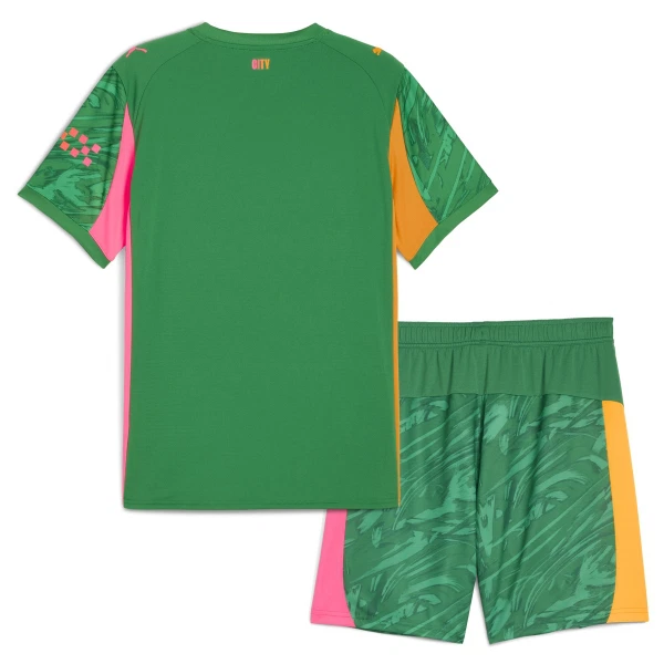Conjunto Manchester City Portero 2025/2026 Niño Verde