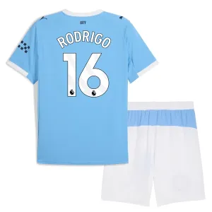 Conjunto Manchester City Rodrigo 16 Local 2025/2026 Niño