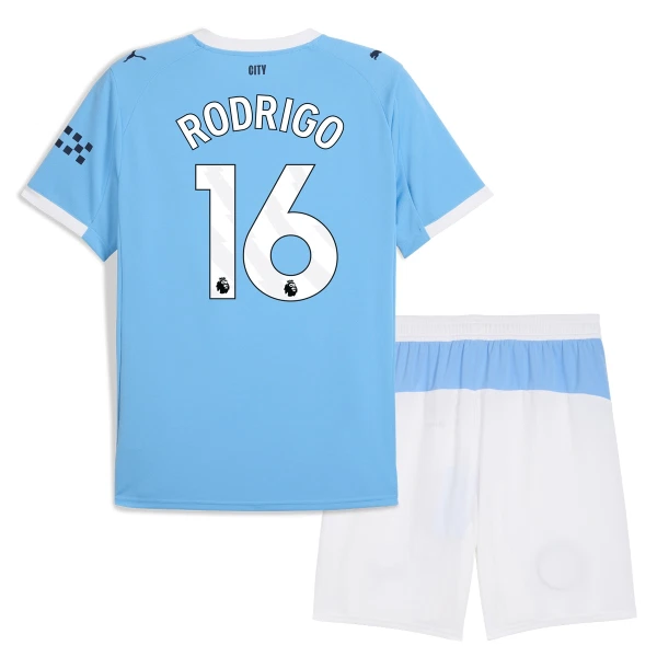 Conjunto Manchester City Rodrigo 16 Local 2025/2026 Niño