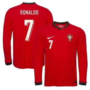 Camiseta Portugal Cristiano Ronaldo 7 Local 2025 Manga Larga