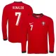 Camiseta Portugal Cristiano Ronaldo 7 Local 2025 Manga Larga